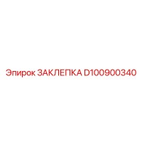 D100900340 ЗАКЛЕПКА Epiroc