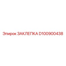 D100900438 ЗАКЛЕПКА Epiroc