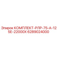 6289024000 КОМПЛЕКТ-РЛР-75-А-125Е-22000Х Epiroc