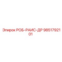9851792101 РОБ-РАИС-ДР Epiroc