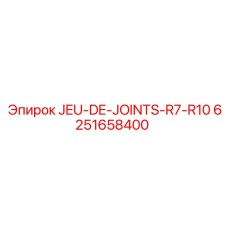 6251658400 JEU-DE-JOINTS-R7-R10 Epiroc