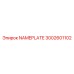 3002601102 NAMEPLATE Epiroc