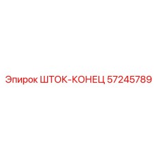 57245789 ШТОК-КОНЕЦ Epiroc