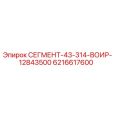 6216617600 СЕГМЕНТ-43-314-ВОИР-12843500 Epiroc