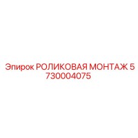 5730004075 РОЛИКОВАЯ МОНТАЖ by Epiroc