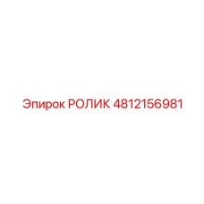 4812156981 РОЛИК Epiroc