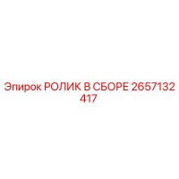 2657132417 РОЛИК В СБОРЕ Epiroc