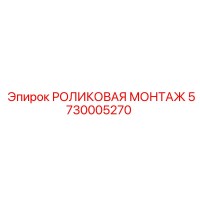 5730005270 РОЛИКОВАЯ МОНТАЖ Epiroc