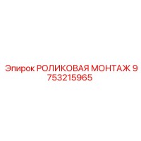 9753215965 РОЛИКОВАЯ МОНТАЖ Epiroc