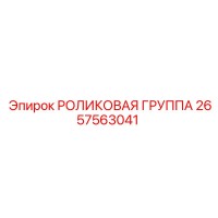 2657563041 РОЛИКОВАЯ ГРУППА Epiroc