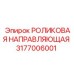 3177006001 РОЛИКОВАЯ НАПРАВЛЯЮЩАЯ Epiroc
