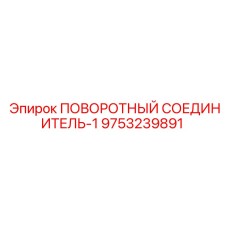 9753239891 ПОВОРОТНЫЙ СОЕДИНИТЕЛЬ-1 Epiroc