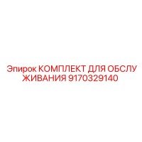9170329140 КОМПЛЕКТ ДЛЯ ОБСЛУЖИВАНИЯ Epiroc