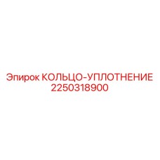 2250318900 КОЛЬЦО-УПЛОТНЕНИЕ Epiroc