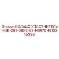 4812245339 КОЛЬЦО УПЛОТНИТЕЛЬНОЕ-291-69X3-53-NBR70 Epiroc
