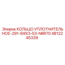 4812245339 КОЛЬЦО УПЛОТНИТЕЛЬНОЕ-291-69X3-53-NBR70 Epiroc