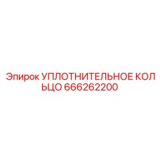 666262200 УПЛОТНИТЕЛЬНОЕ КОЛЬЦО Epiroc