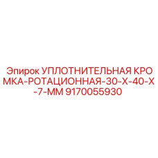 9170055930 УПЛОТНИТЕЛЬНАЯ КРОМКА-РОТАЦИОННАЯ-30-X-40-X-7-MM Epiroc