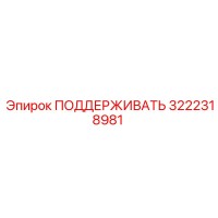 3222318981 ПОДДЕРЖИВАТЬ Epiroc