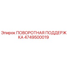 4749500019 ПОВОРОТНАЯ ПОДДЕРЖКА Epiroc