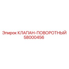 Фото поворотного клапана артикул 58000456