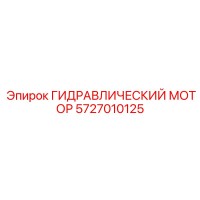 5727010125 ГИДРАВЛИЧЕСКИЙ МОТОР от Epiroc