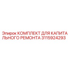3115924293 КОМПЛЕКТ ДЛЯ КАПИТАЛЬНОГО РЕМОНТА Epiroc