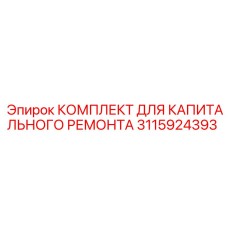 3115924393 КОМПЛЕКТ ДЛЯ КАПИТАЛЬНОГО РЕМОНТА Epiroc