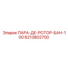 6213802700 ПАРА-ДЕ-РОТОР-БАН-100 Epiroc