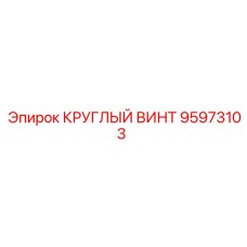 95973103 КРУГЛЫЙ ВИНТ Epiroc