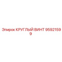 95921599 КРУГЛЫЙ ВИНТ Epiroc