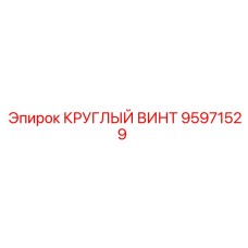 95971529 КРУГЛЫЙ ВИНТ Epiroc