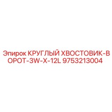 9753213004 КРУГЛЫЙ ХВОСТОВИК-ВОРОТ-3W-X-12L Epiroc