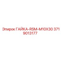 3719013177 ГАЙКА-RSM-M10X30 Epiroc