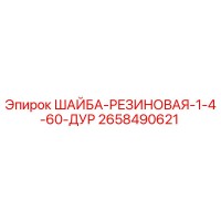 2658490621 ШАЙБА-РЕЗИНОВАЯ-1-4-60-ДУР Epiroc