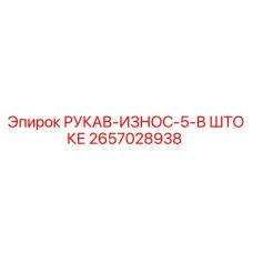 2657028938 РУКАВ-ИЗНОС-5-В ШТОКЕ Epiroc