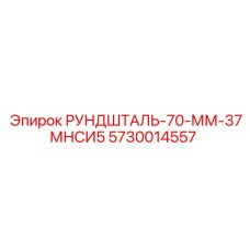 5730014557 РУНДШТАЛЬ-70-ММ-37МНСИ5 Epiroc