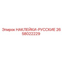 2658022229 НАКЛЕЙКИ-РУССКИЕ Epiroc