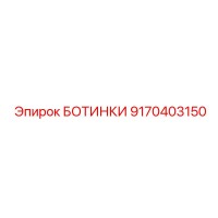 9170403150 БОТИНКИ Epiroc