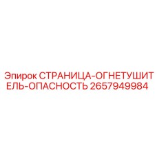 2657949984 СТРАНИЦА-ОГНЕТУШИТЕЛЬ-ОПАСНОСТЬ Epiroc
