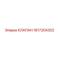 1617204302 КЛАПАН Epiroc