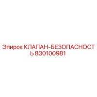 830100981 КЛАПАН-БЕЗОПАСНОСТЬ Epiroc