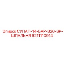 6211110914 СУПАП-14-БАР-B20-SP-ШПАЛЬНЯ Epiroc