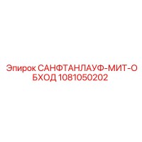 1081050202 САНФТАНЛАУФ-МИТ-ОБХОД Epiroc