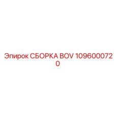 1096000720 СБОРКА BOV Epiroc