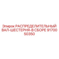 9170050350 РАСПРЕДЕЛИТЕЛЬНЫЙ ВАЛ-ШЕСТЕРНЯ-В СБОРЕ Epiroc