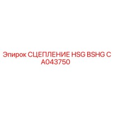 CA043750 СЦЕПЛЕНИЕ HSG BSHG Epiroc