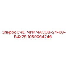 1089064246 СЧЕТЧИК ЧАСОВ-24-60-54X29 Epiroc