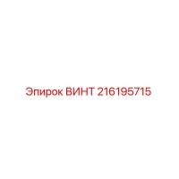 216195715 ВИНТ Epiroc