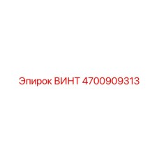 4700909313 ВИНТ Эпирок